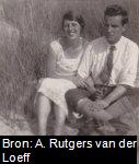 Johan Diederik Rutgers van der Loeff (1904-1949) en Hanna van Essen (1905-1992)
