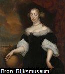 Margaretha Munter (1639-1711). Tweede echtgenote van Jacobus Trip.  Schilder: Lambertus Jansz. de Hue, 1668.