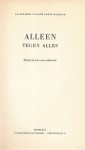 Alleen tegen alles - Binnenkant