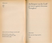 Je bent te goed, Giacomo en Terugkeer - Binnenkant