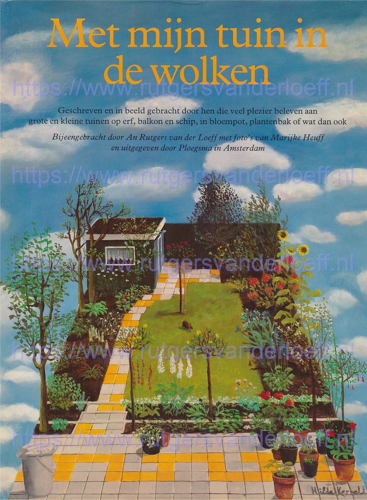 Met mijn tuin in de wolken