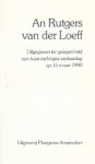 An Rutgers van der Loeff - Binnenkant