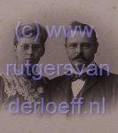 Echtpaar Willem Veenhoven (1877-1951) en Everhardina Johanna Diest Lorgion (1885-1922)