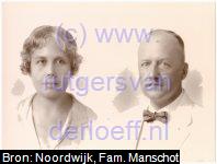 Wilhelmina Gertrude Twiss (1882-1952) en Dirk Leupen (1882-1964), 1929.