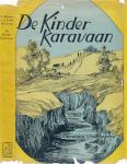 Voorkant van het boek ”De Kinderkaravaan” (1949) van Annie Maria Margaretha Basenau (1910-1990).