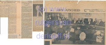 Diverse krantenartikelen over Paulus Adrianus Rutgers van der Loeff (1870-1949).